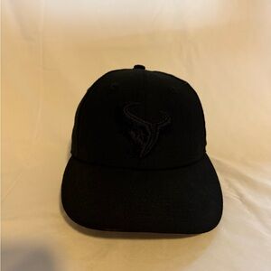New Era Black Fitted Houston Texans Hat Classic Design